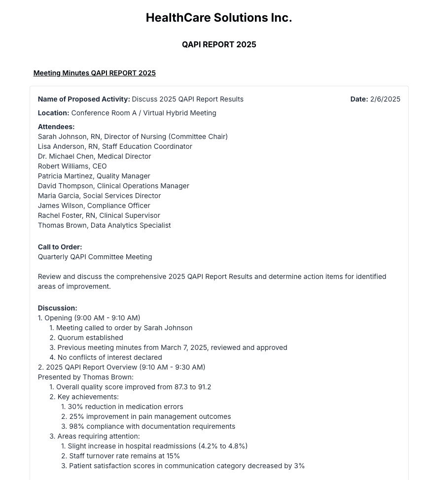 Comprehensive Reporting 1